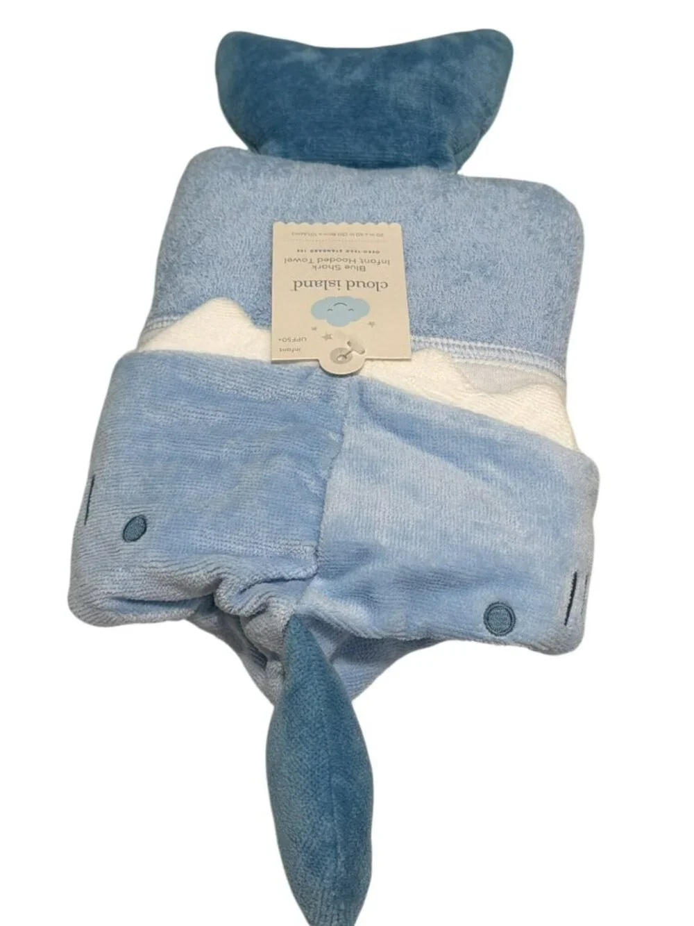Blue Shark Infant Hooded Towel 20
